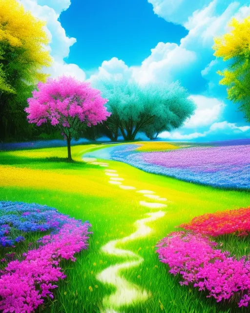 Springtime - Free AI Photo Generator - starryai