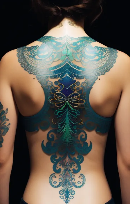 Fractal Tattoo Ai Photo Generator Starryai