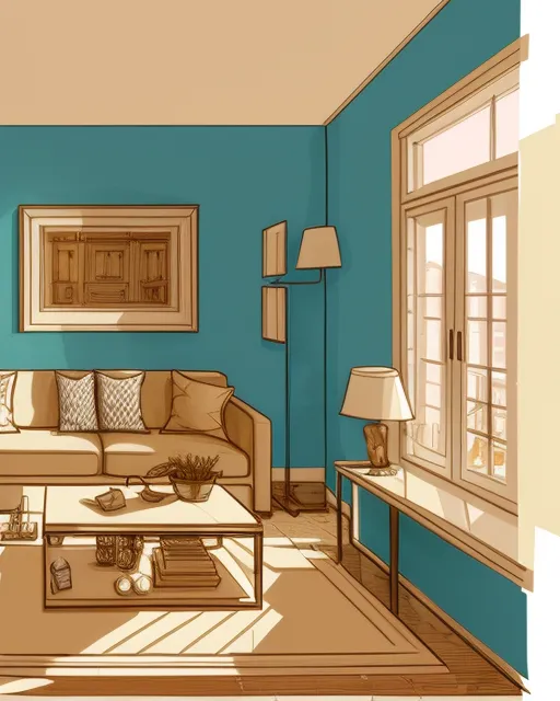 , room interior design mick - Free AI Photo Generator - starryai