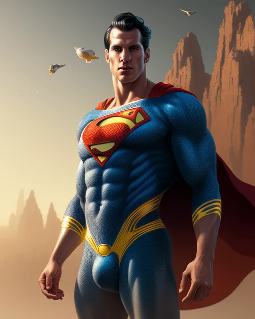 white and black superman with glowing red eyes, digital painting,  digital illustration,  extreme detail,  digital art,  4k,  ultra hd, 2d vector illustration portrait,  beautiful,  vibrant,  digital art, beautiful,  colorful,  cosmic,  futuristic,  detailed,  golden hour,  iridescent,  vibrant,  mark brooks,  frank frazetta,  david mann,  kilian eng,  jeff koons,  digital painting,  hyperrealism,  surrealism,  octane render,  trending on artstation