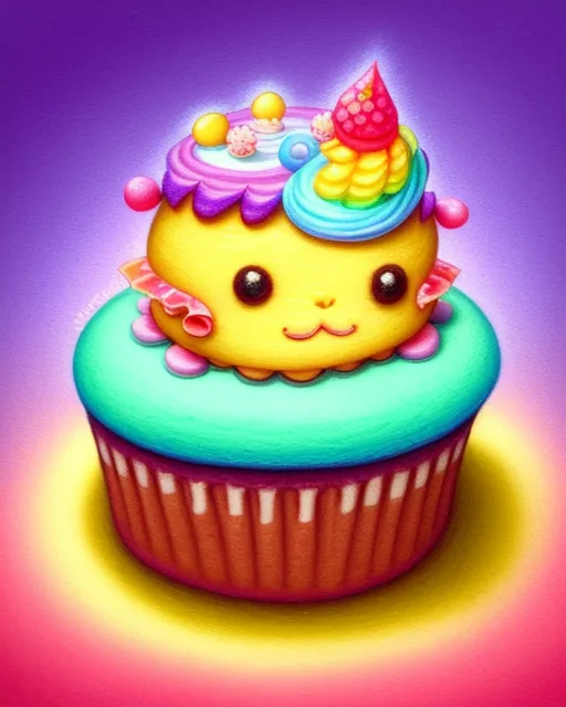 Cake Creature Thanks You Visiting - Free AI Photo Generator - starryai