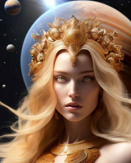 Woman space - Free AI Photo Generator - starryai