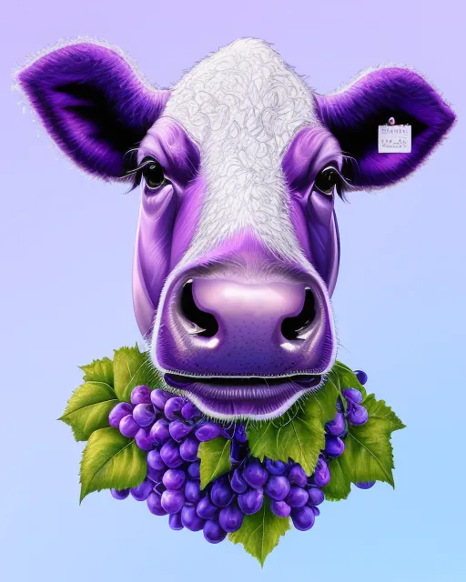 purple cow - AI-generated images with Lumenor AI