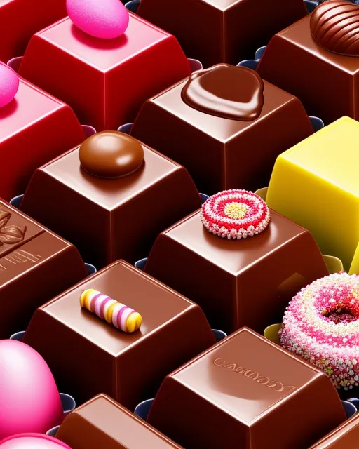 Talking candy, chocolate, 8k, - Free AI Photo Generator - starryai