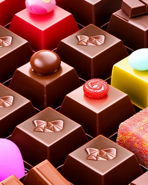 Talking candy, chocolate, 8k, - Free AI Photo Generator - starryai