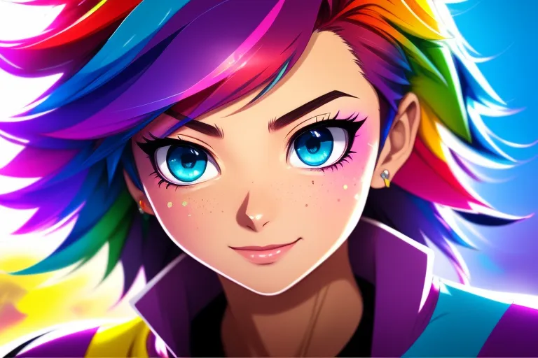 Rainbow Energy - Free AI Photo Generator - starryai