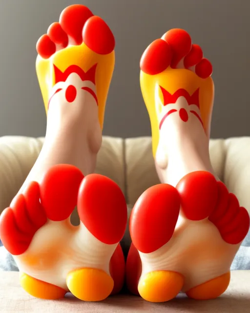 Ronald McDonald Feet