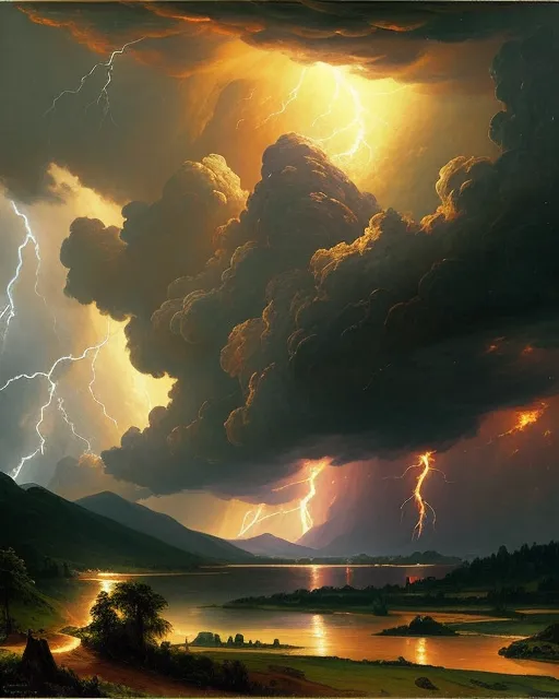 Incoming Storm - Free AI Photo Generator - starryai