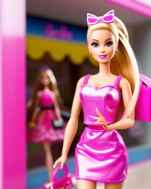 Barbie going to the mall