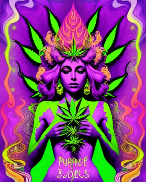 Purple canna goddess