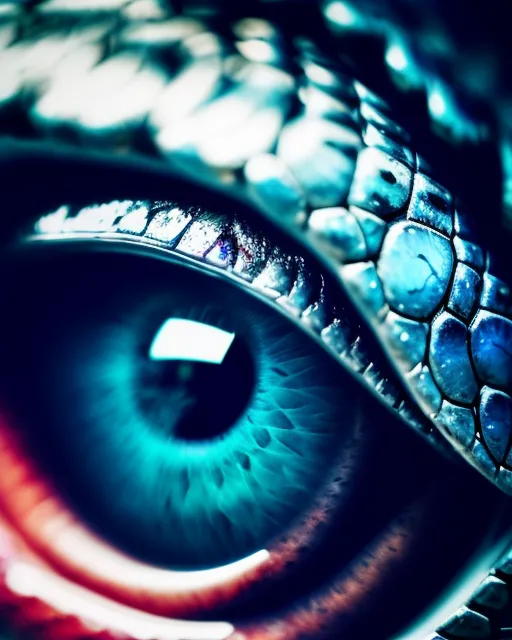 Dragon, eye. Eye dragon. Realistic, 4 - AI Photo Generator - starryai