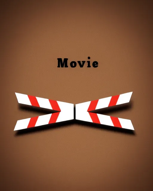 A movie film logo clip art. Simple. Small