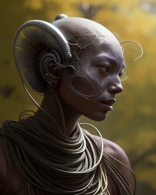 Alien beauty - AI Photo Generator - starryai