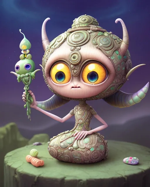 Alien Princess - Free AI Photo Generator - starryai