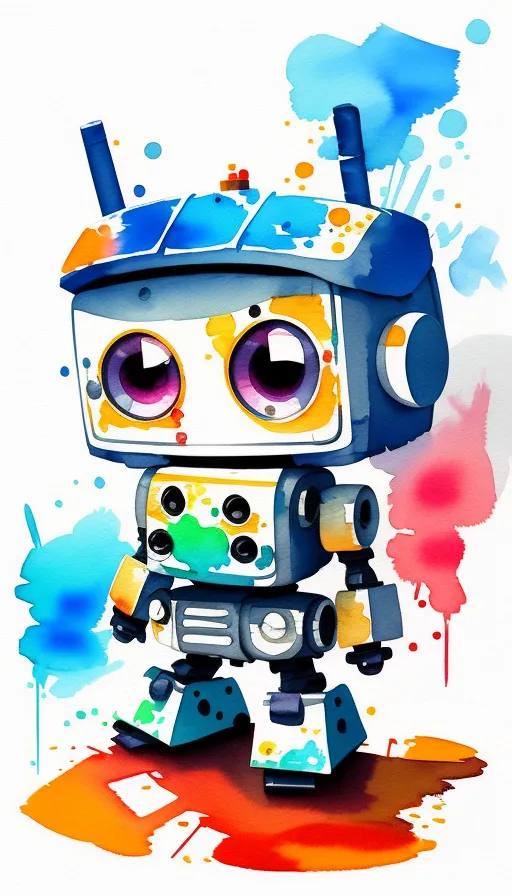 Cartoon Drawing Cute Robot Stock Vector (Royalty Free) 1499088104 |  Shutterstock