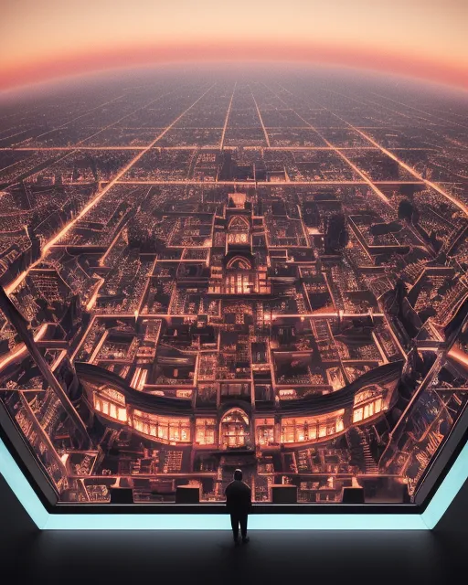 Height capitalist distopia, large - Free AI Photo Generator - starryai