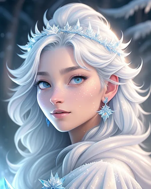 Queen Ice - AI Photo Generator - starryai