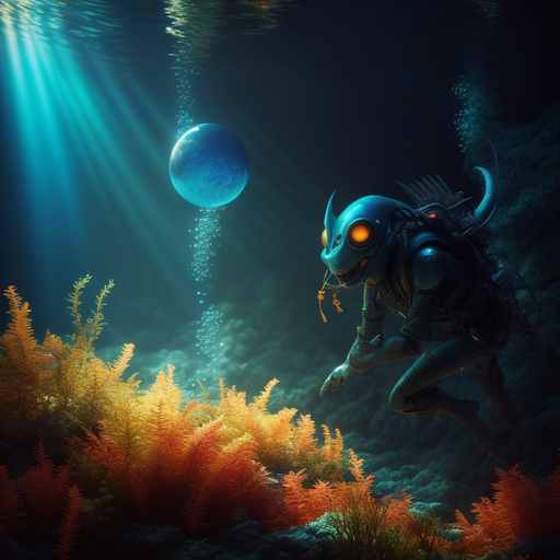 Extremely Detailed evil alien 👽 👾 In Water, Matte Painting, Digital Painting Of An Animation Character, Glen Keane, Lisa Keane, Realistic, Disney Style Character, Detailed, Digital Art, 4k, Ultra Hd, Polished, Beautiful, Colorful, Intricate, Vray, Nvdia Ray Tracing, Octane Render, water aquatic background 