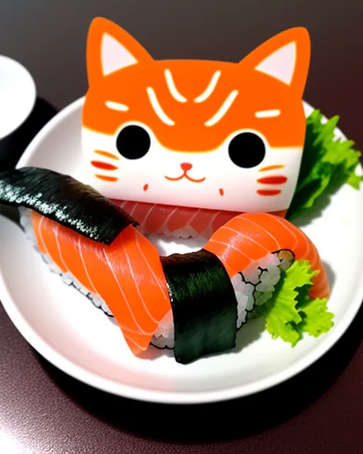 Sushi cat