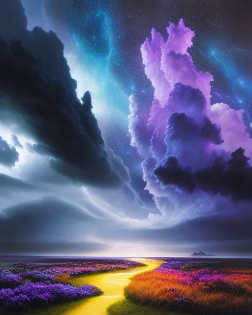 Gathering storm , realistic hd - Free AI Photo Generator - starryai