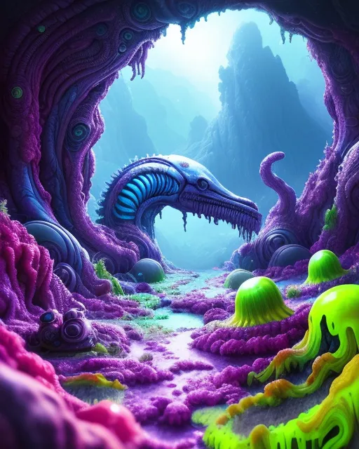 extremely detailed alien wierd - Free AI Photo Generator - starryai