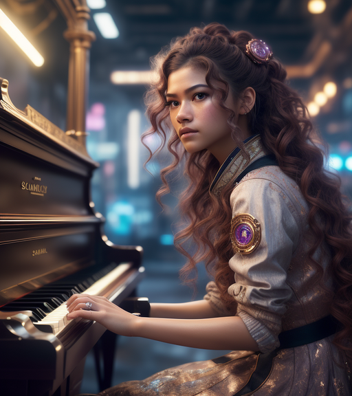 Zendaya, masterpiece, best 1 HDR, - Free AI Photo Generator - starryai