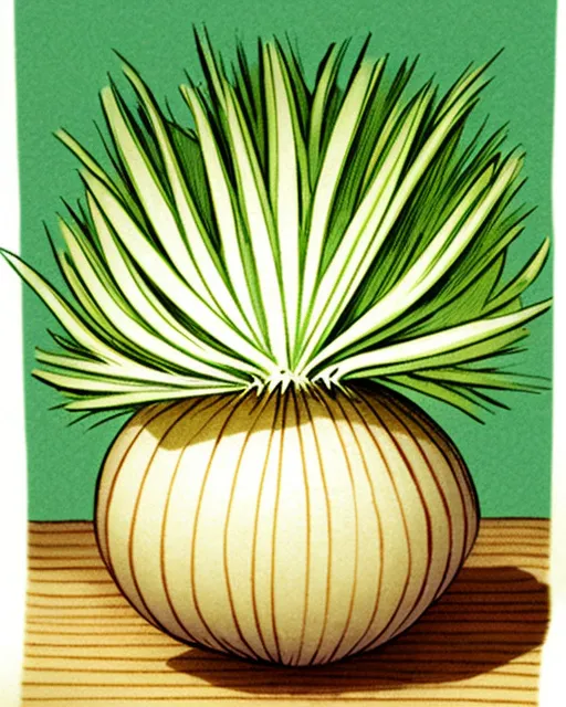 GREAT BIG SUPER ONION, storybook illustration