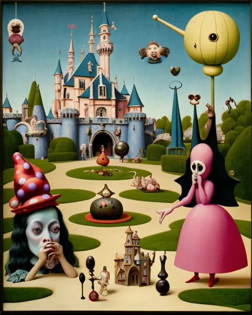 A lowbrow surreal scene inspired - Free AI Photo Generator - starryai