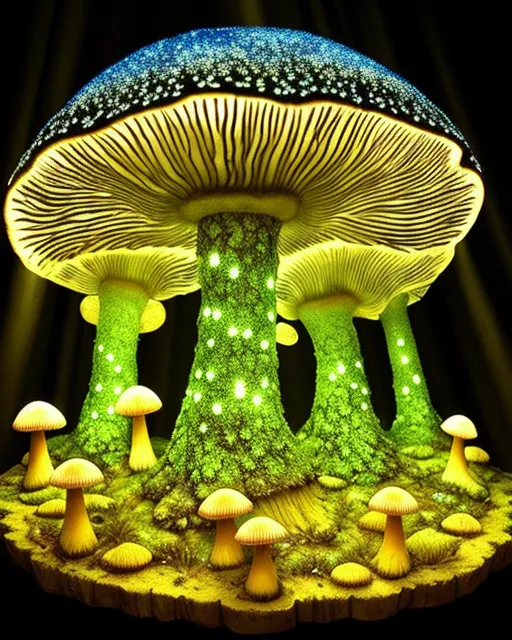 mushroom gang - Free AI Photo Generator - starryai