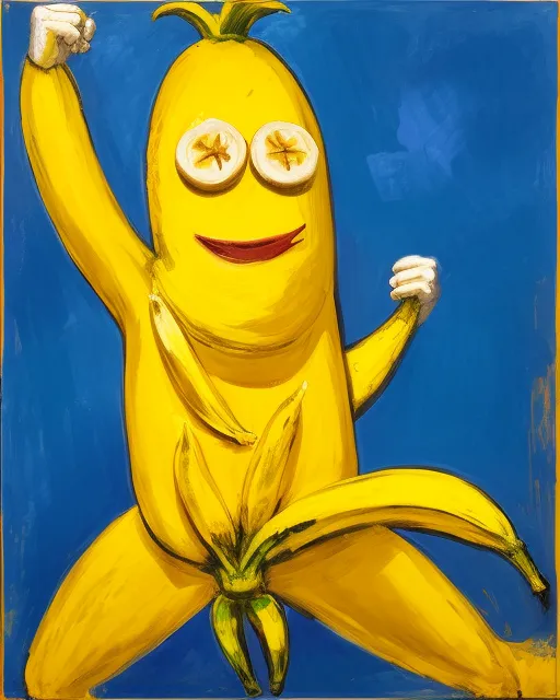 banana man, expressionism