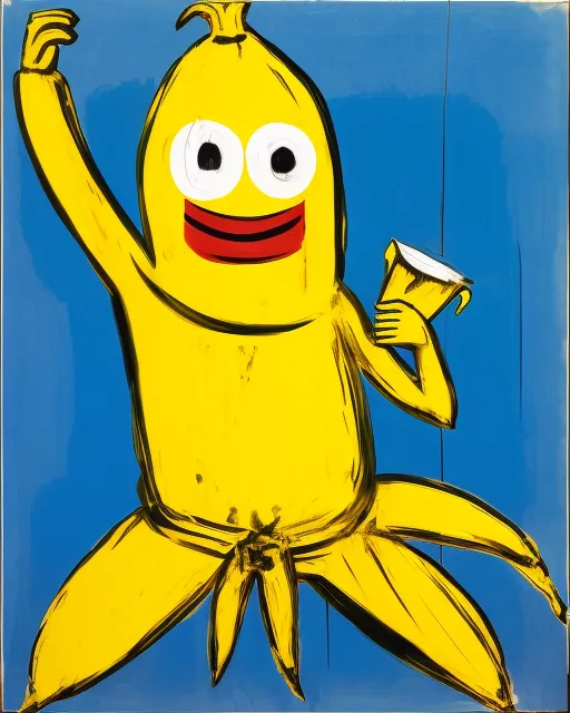 banana man, expressionism