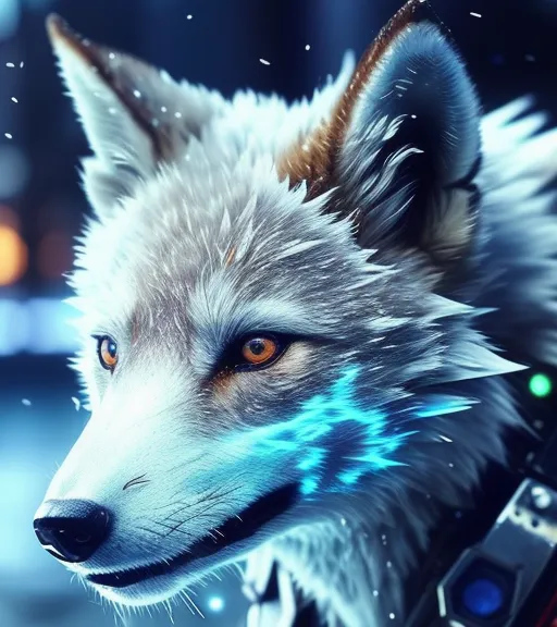 space wolf - Free AI Photo Generator - starryai
