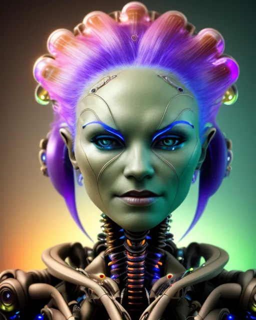 beautiful portrait alien Woman - Free AI Photo Generator - starryai