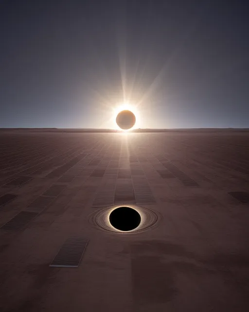 A Spectacular Solar Eclipse - Free AI Photo Generator - starryai