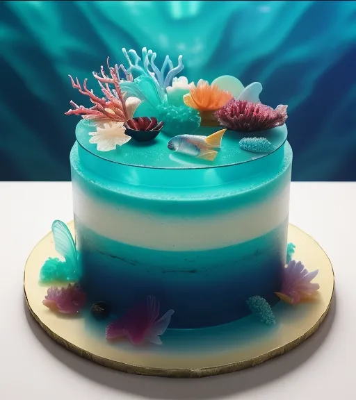 Under The Sea Cake Tutorial! - YouTube