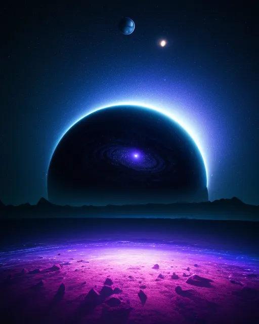 Unique Intergalactic Space night - Free AI Photo Generator - starryai