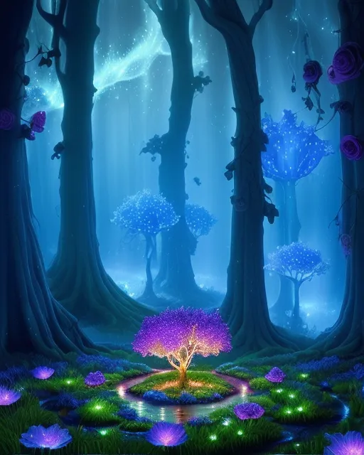 Fantasy Forest - Free AI Photo Generator - starryai