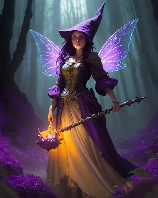Fairy Witch A Masterpiece, 8k Dark On AI Photo Generator, 51% OFF