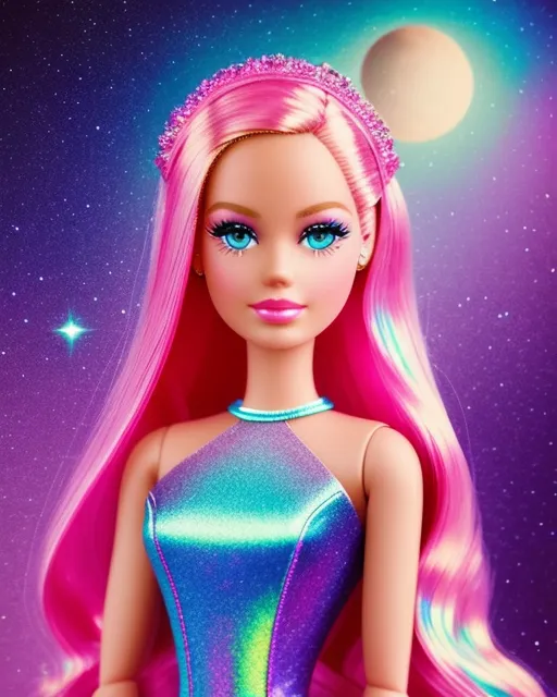 Barbie girl a barbie world concept AI Photo Generator starryai