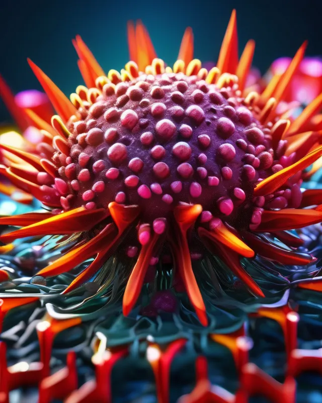 Closeup virus