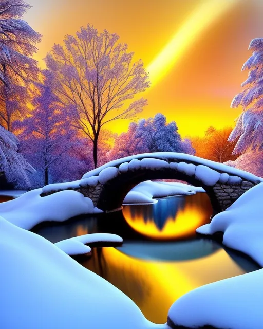 Winter wonderland - Free AI Photo Generator - starryai