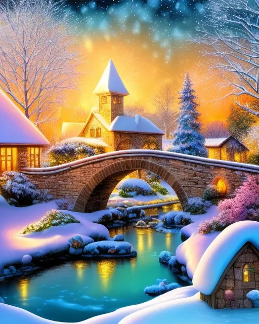 Winter wonderland - Free AI Photo Generator - starryai
