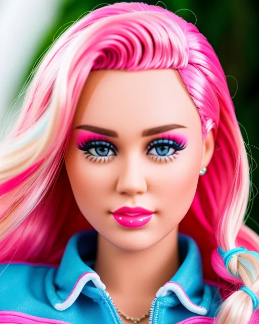 Miley cyrus as a Barbie doll toy by Mattel