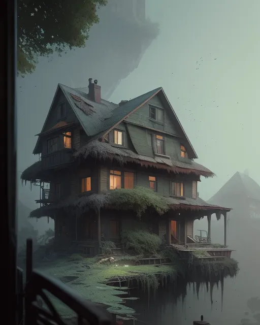 House in the middle of a very different world 