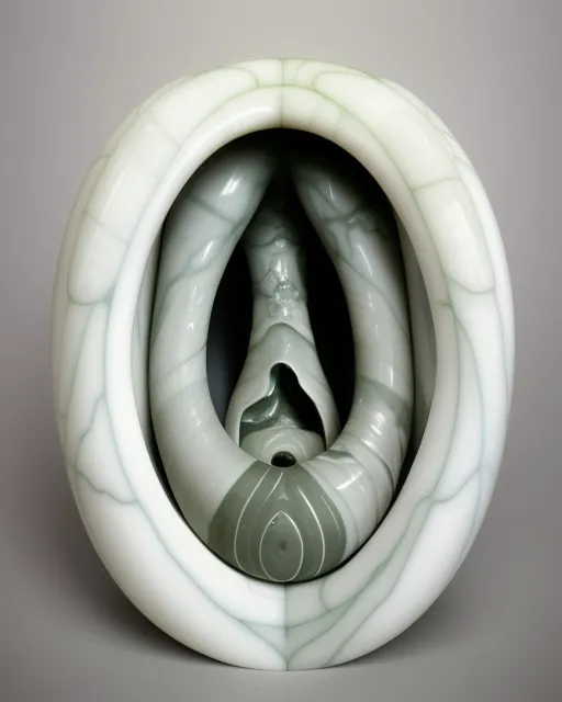 Marbleized vaginal passage, h.r. giger