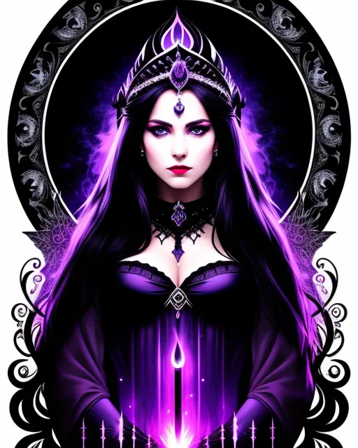 The goddess of darkness, dark aesthetic