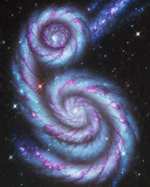 Spiral galaxy - Free AI Photo Generator - starryai