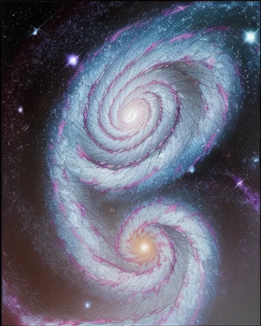 Spiral galaxy - Free AI Photo Generator - starryai