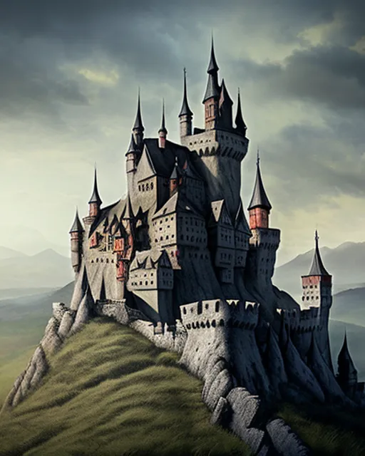 medieval castle concept art