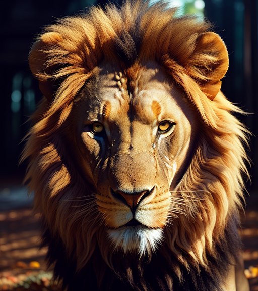 mythical lion ( colorful )